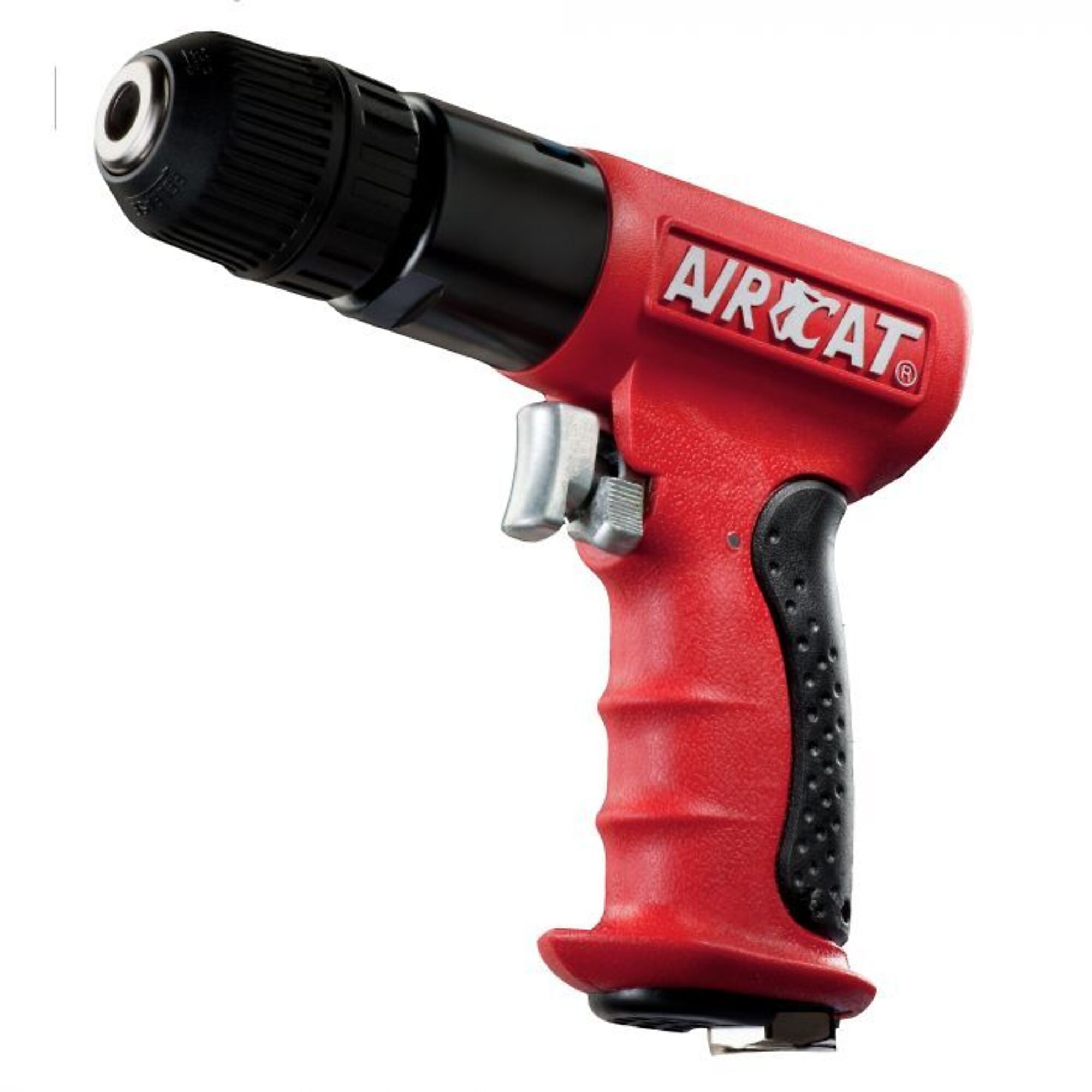 AirCat, .6 HP 3/8in. COMPOSITE REVERSIBLE DRILL, Chuck Size 3/8 in, Tool Length 7 in, Max. RPM 1800 Model# 4338